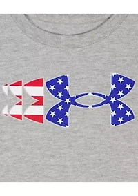 Boys 4-7 Flag Logo Graphic Shirt and Shorts Set