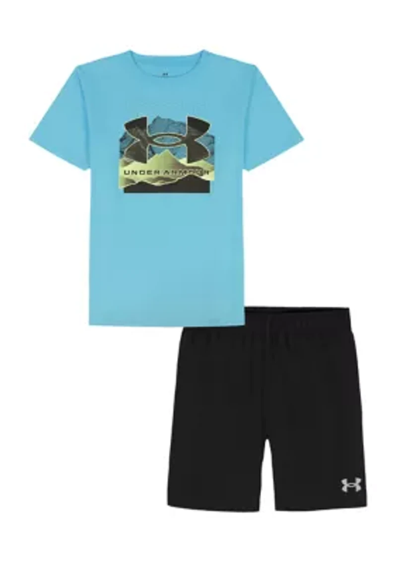 Boys 4-7 North View Shorts and Shirt Set