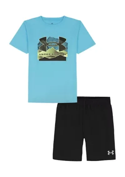 Boys 4-7 North View Shorts and Shirt Set