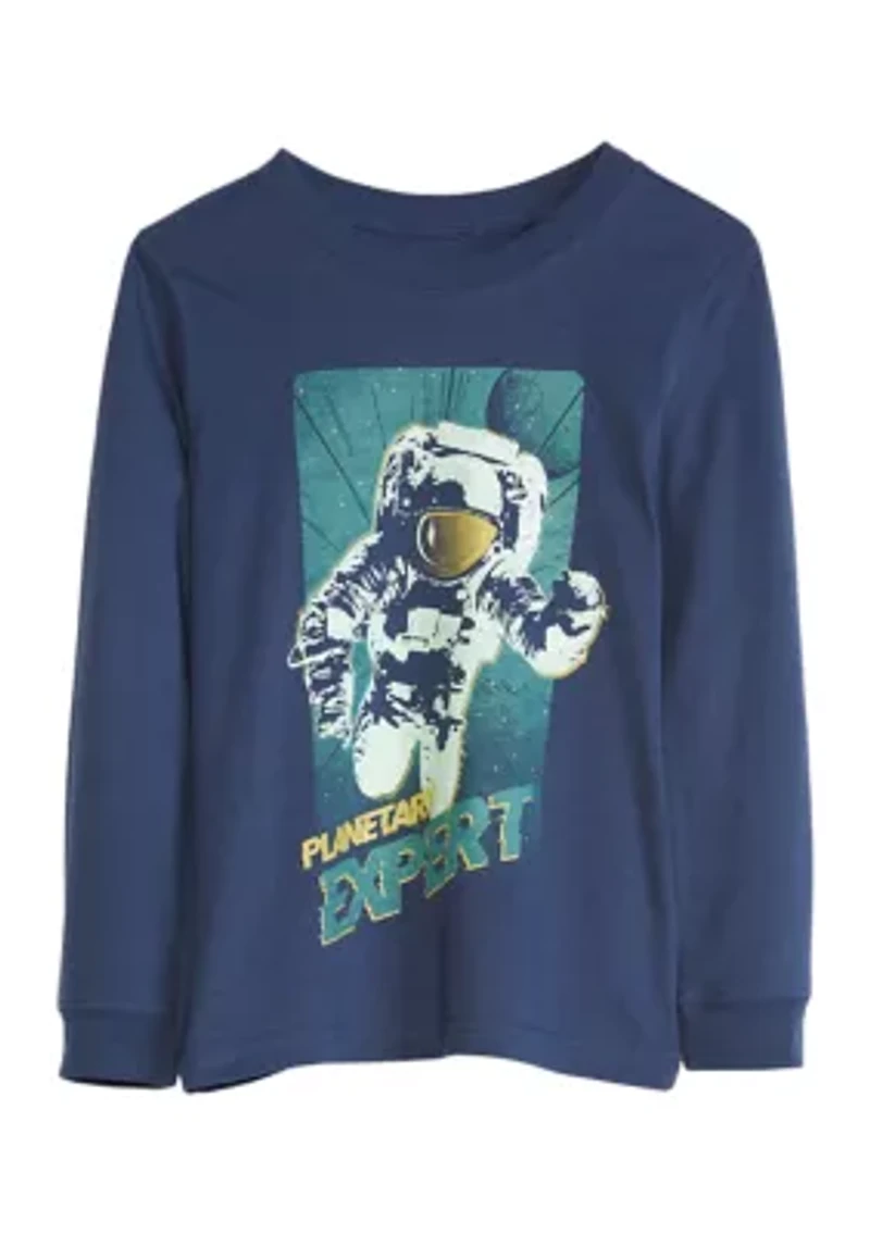 Boys 4-7 Astronaut Graphic T-Shirt