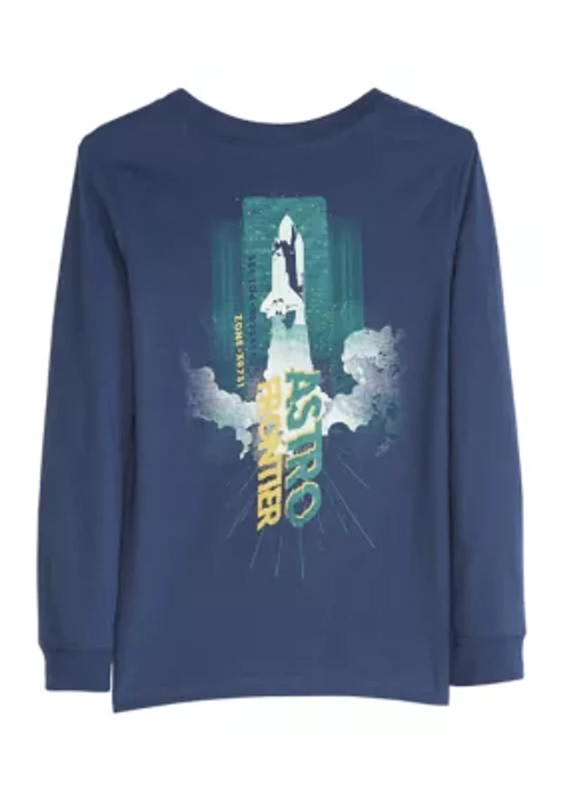 Boys 4-7 Astronaut Graphic T-Shirt