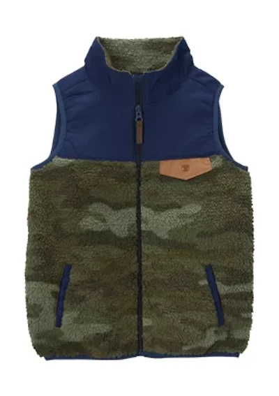 Boys 4-7 Camo Vest