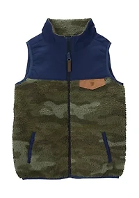 Boys 4-7 Camo Vest
