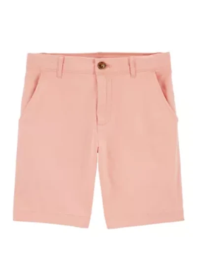 Boys 4-7 Solid Twill Shorts