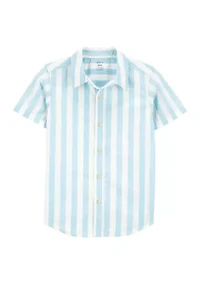 Boys 4-7 Stripe Button Down Shirt