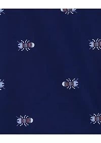 Boys 4-7 Anchor Printed Button Down Shirt