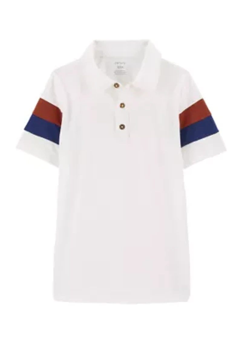 Boys 4-7 Short Sleeve Rugby Polo Shirt