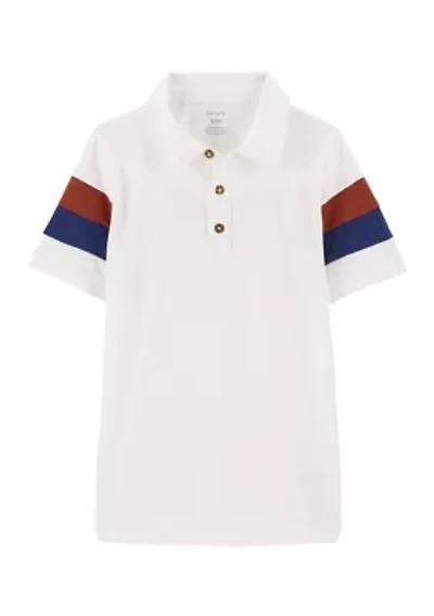 Boys 4-7 Short Sleeve Rugby Polo Shirt