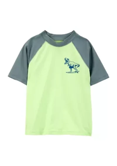 Boys 4-7 Dinosaur Graphic Rashguard