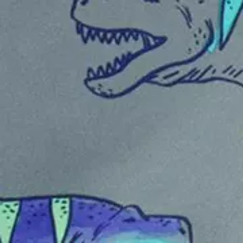 Boys 4-7 Dinosaur Printed Swim Trunks