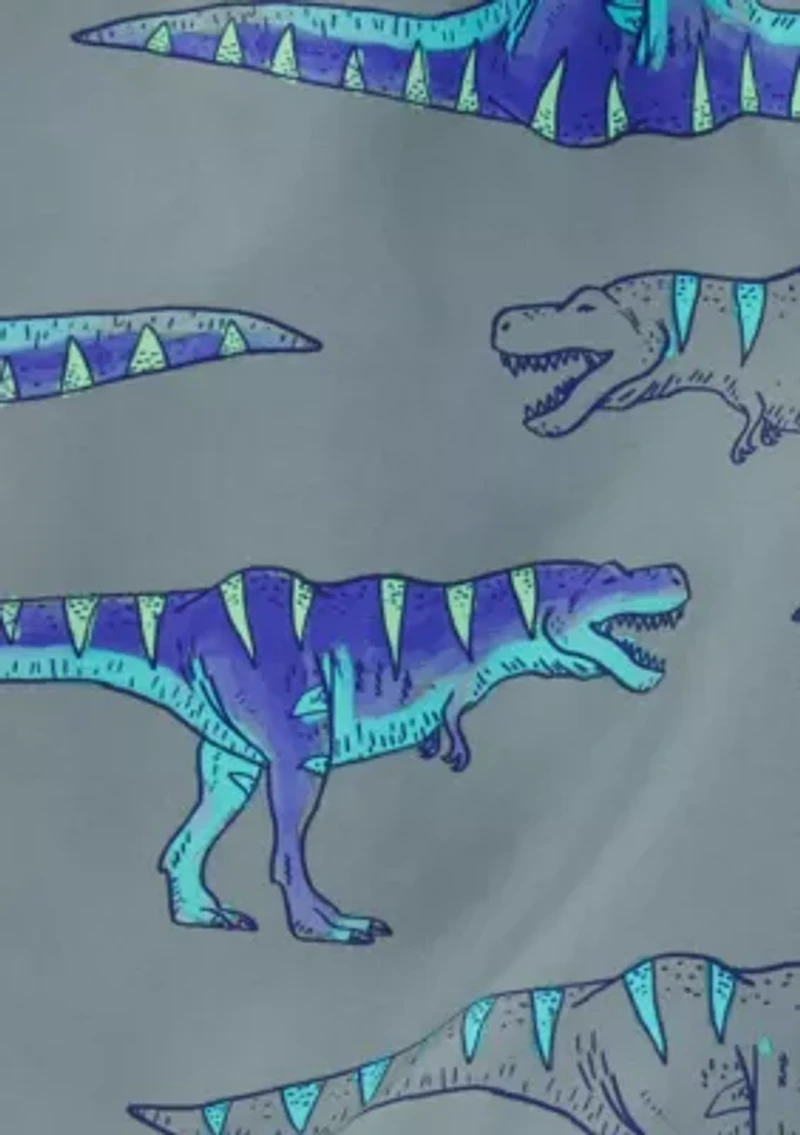 Boys 4-7 Dinosaur Printed Swim Trunks