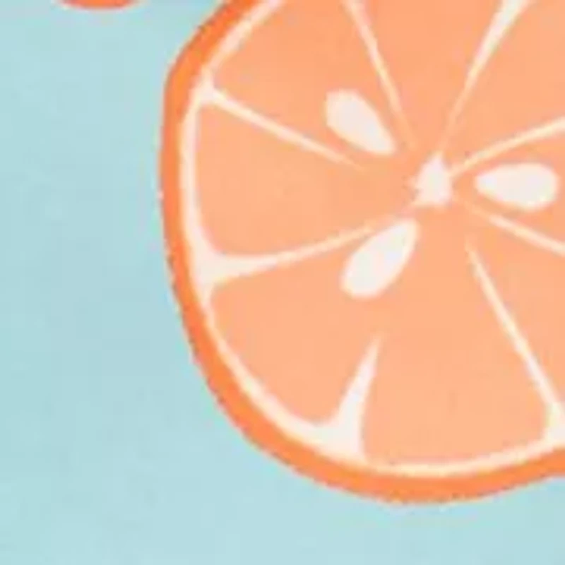 Boys 4-7 Orange Printed Swim Trunks