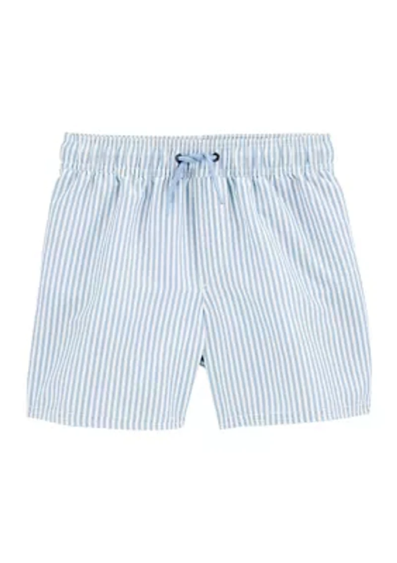 Boys 4-7 Stripe Swim Trunks