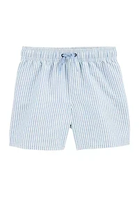 Boys 4-7 Stripe Swim Trunks