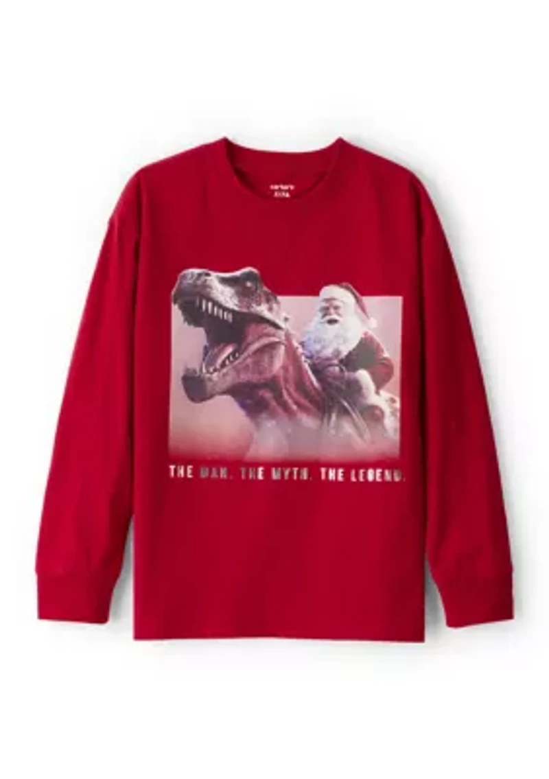 Boys 4-7 Man Myth Legend Santa Graphic T-Shirt