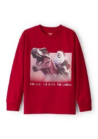 Boys 4-7 Man Myth Legend Santa Graphic T-Shirt