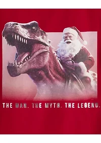 Boys 4-7 Man Myth Legend Santa Graphic T-Shirt