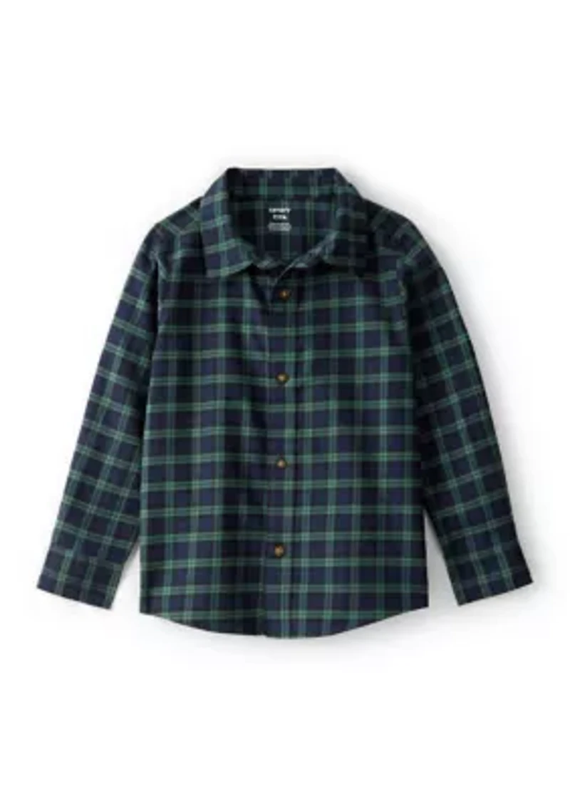 Boys 4-7 Long Sleeve Woven Shirt