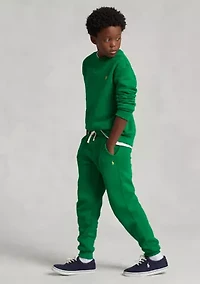 Boys 8-20 Cotton Blend Fleece Jogger Pants