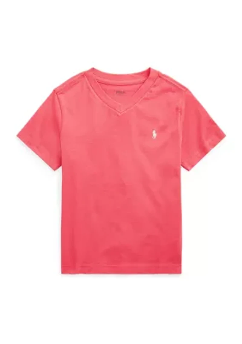 Boys 4-7 Cotton Jersey V-Neck T-Shirt