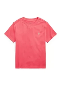 Boys 4-7 Cotton Jersey V-Neck T-Shirt
