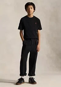 Boys 8-20 Cotton Jersey Crew Neck T-Shirt