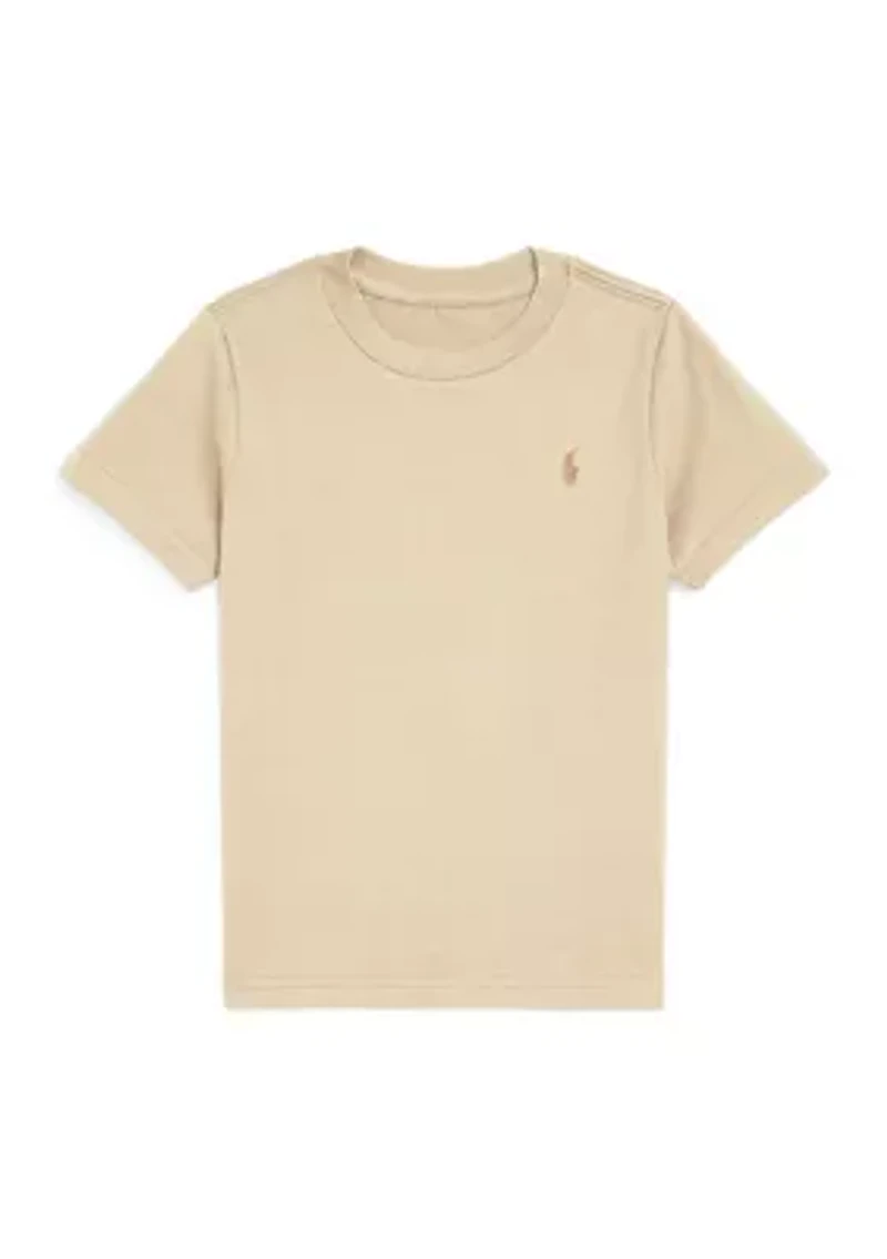 Boys 2-7 Cotton Jersey Crew Neck T-Shirt