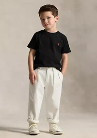 Boys 2-7 Cotton Jersey Crew Neck T-Shirt