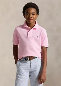 Boys 8-20 Cotton Mesh Polo Shirt