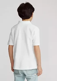Boys 8-20 Cotton Mesh Polo Shirt
