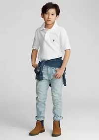 Boys 8-20 Cotton Mesh Polo Shirt