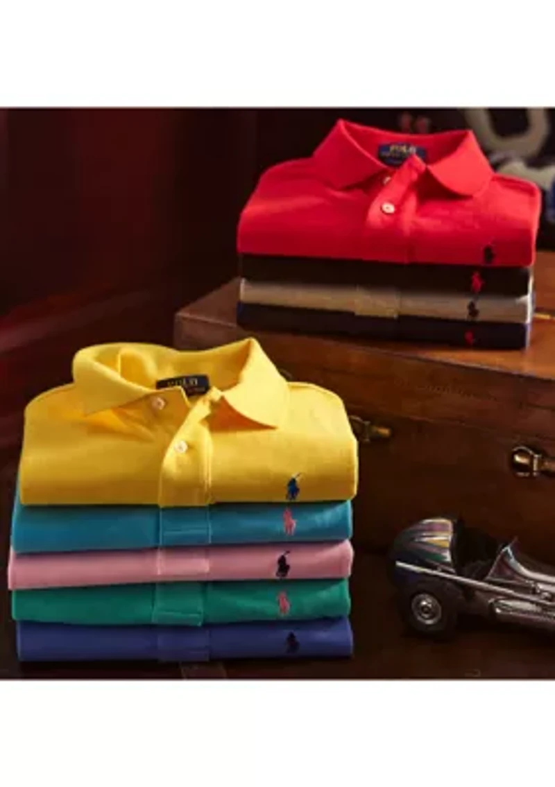 Boys 8-20 Cotton Mesh Polo Shirt