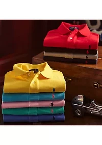 Boys 8-20 Cotton Mesh Polo Shirt