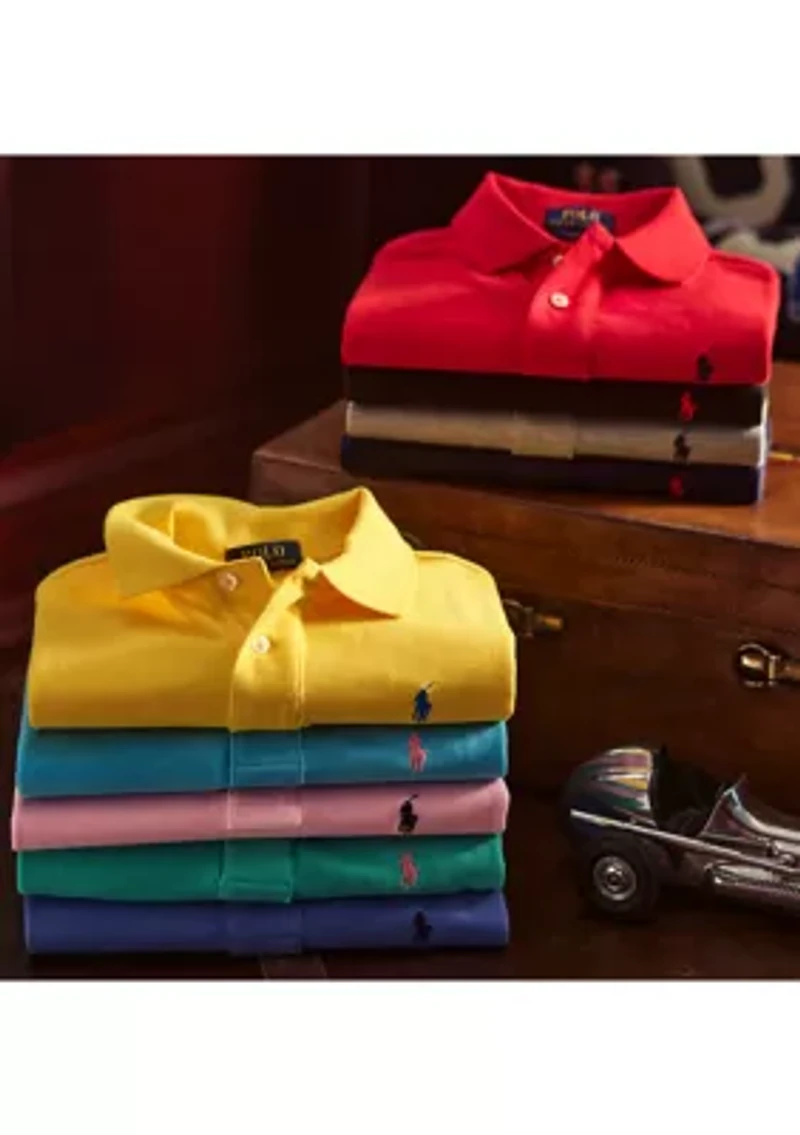 Boys 8-20 Cotton Mesh Polo Shirt