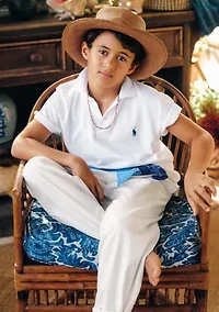 Boys 8-20 Cotton Mesh Polo Shirt