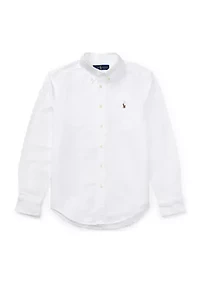 Boys 8-20 Cotton Oxford Shirt