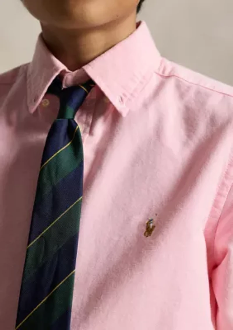 Boys 8-20 Cotton Oxford Shirt