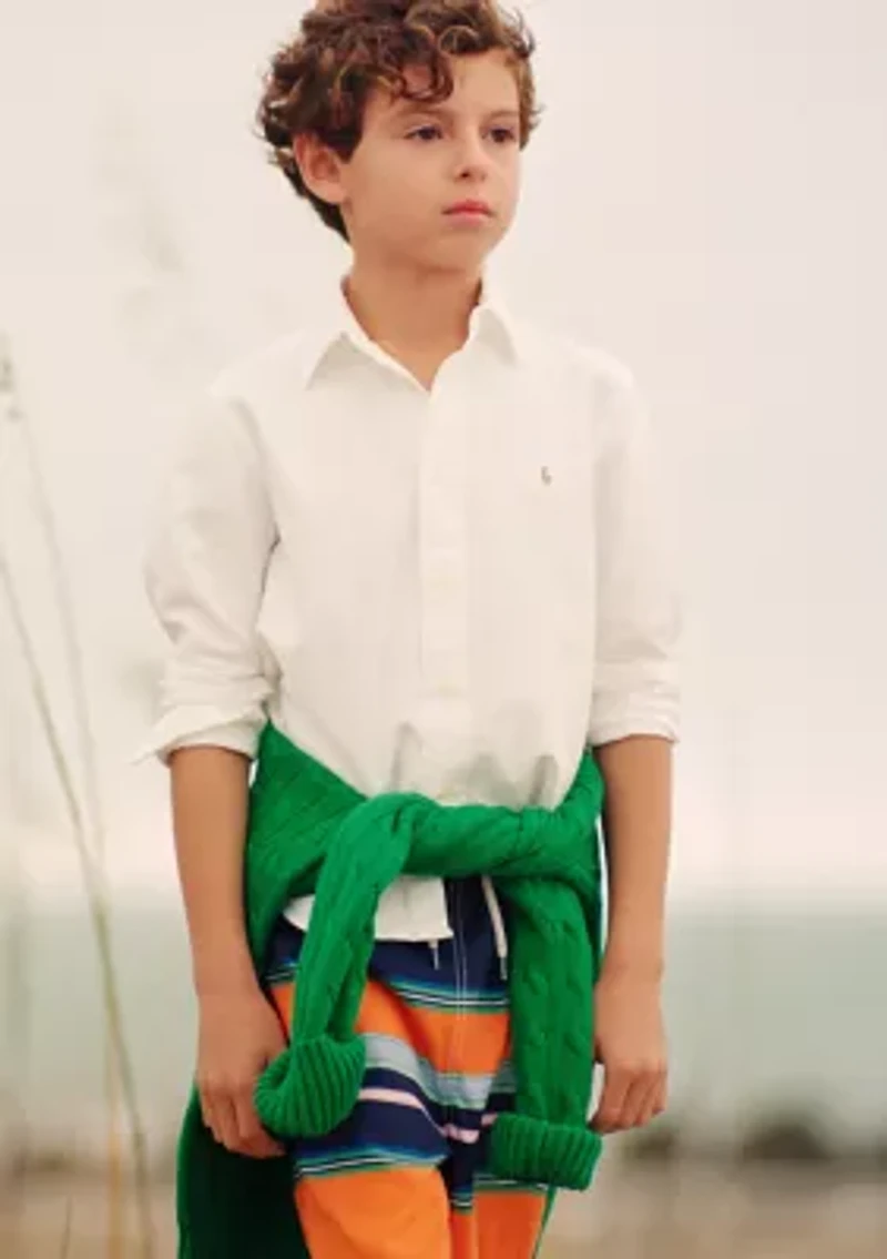 Boys 8-20 Cotton Oxford Shirt