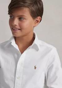 Boys 8-20 Cotton Oxford Shirt