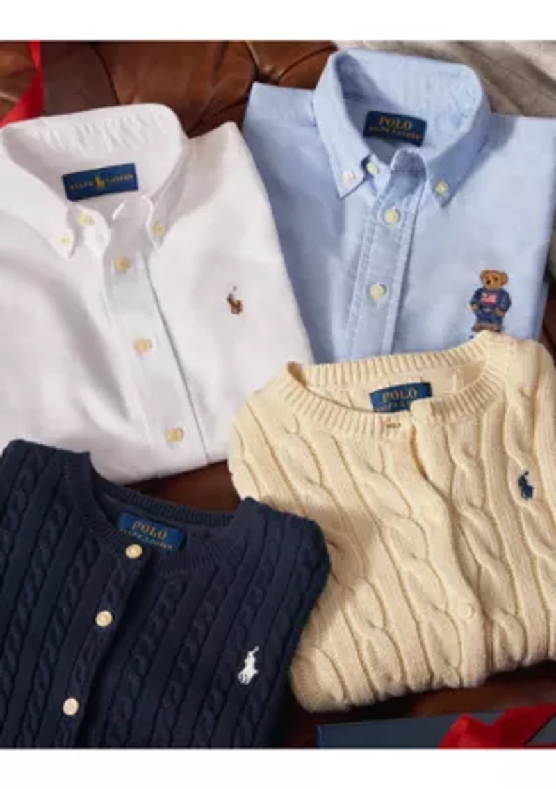 Boys 8-20 Cotton Oxford Shirt