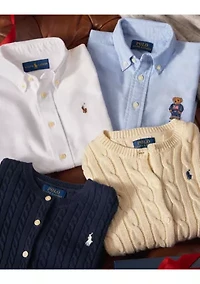 Boys 8-20 Cotton Oxford Shirt