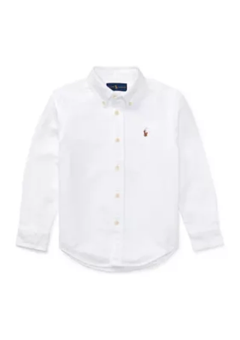 Boys 2-7 Cotton Oxford Shirt