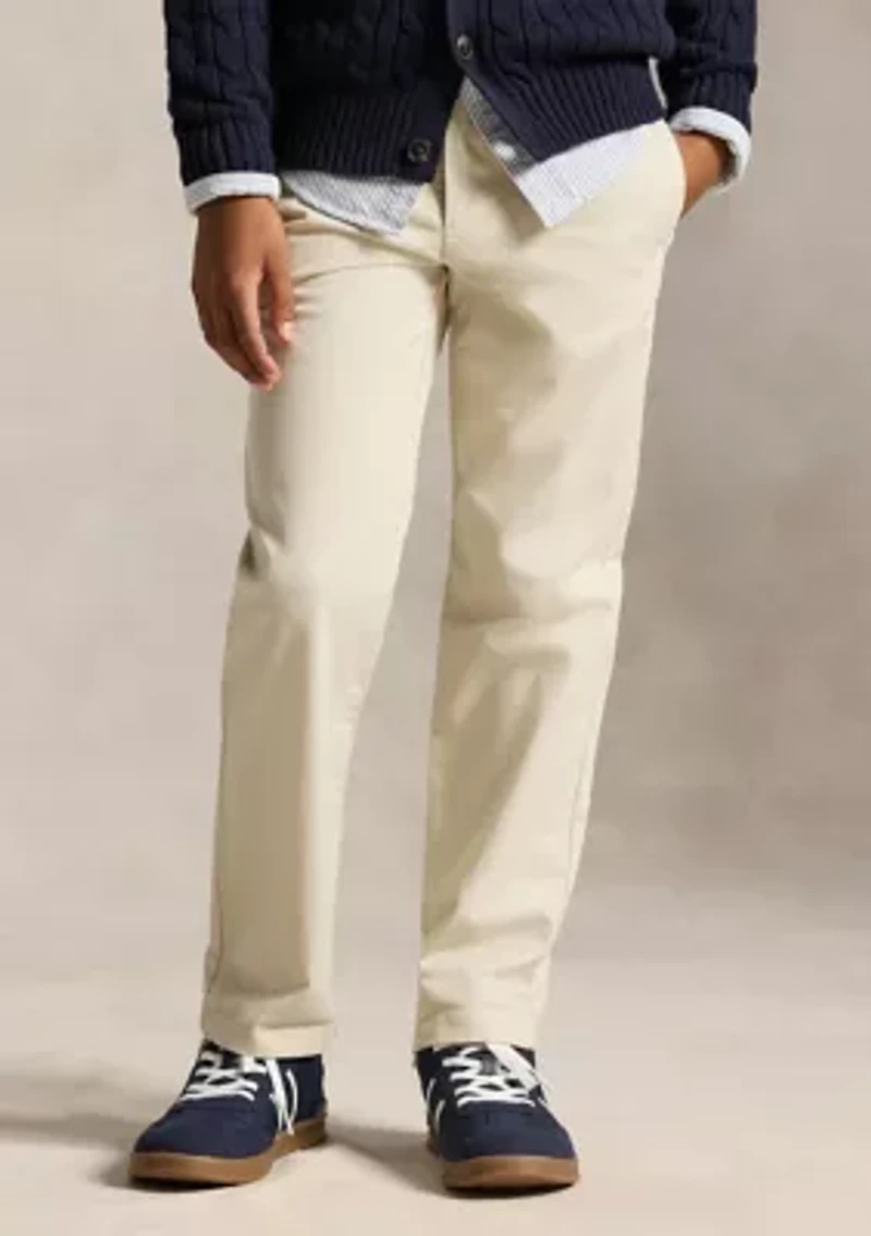 Boys 8-20 Straight Fit Stretch Twill Pants