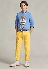 Boys 8-20 Straight Fit Stretch Twill Pants