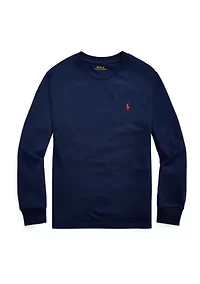 Boys 8-20 Cotton Jersey Long-Sleeve T-Shirt