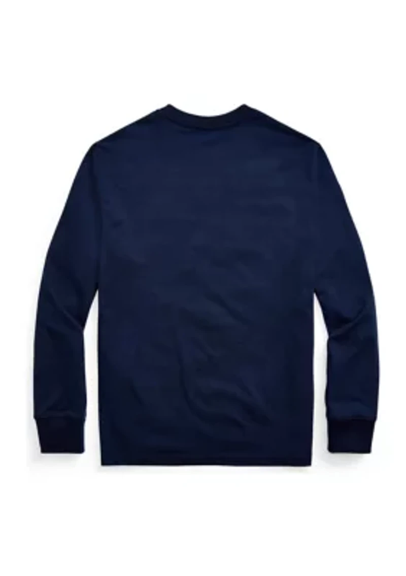 Boys 8-20 Cotton Jersey Long-Sleeve T-Shirt