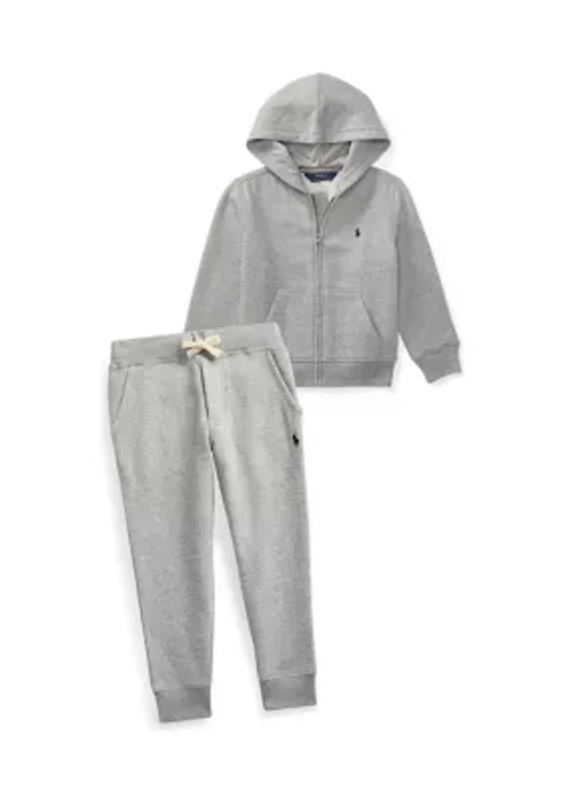 Boys 2-7 Cotton-Blend-Fleece Joggers