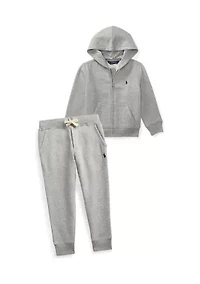 Boys 2-7 Cotton-Blend-Fleece Joggers