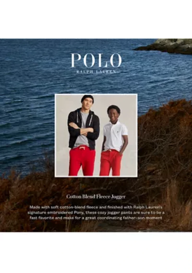 Boys 8-20 Cotton-Blend-Fleece Joggers