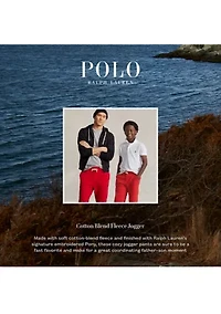 Boys 8-20 Cotton-Blend-Fleece Joggers